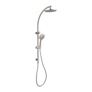 Nero Dolce Twin Shower Brushed Nickel | NR280705eBN