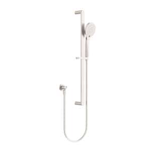 Nero Ecco Shower Rail With Air Shower Brushed Nickel | NR30802BN
