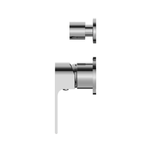 Nero Bianca Shower Mixer With Divertor Separate Back Plate Chrome | NR321511GCH