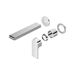 Nero Bianca Wall Basin/Bath Mixer Separate Back Plate 187mm Trim Kits Only Chrome | NR321510ETCH