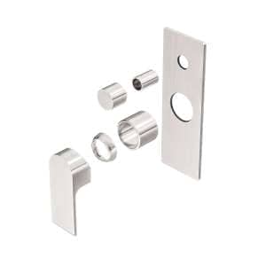 Nero Bianca Shower Mixer With Divertor Trim Kits Only Brushed Nickel | NR321511ATBN
