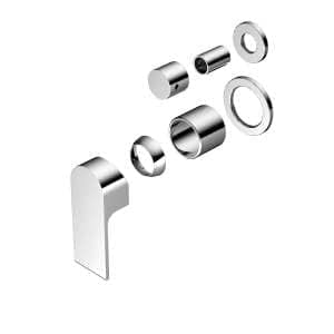 Nero Bianca Shower Mixer With Divertor Separate Back Plate Trim Kits Only Chrome | NR321511GTCH