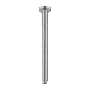 Nero Round Ceiling Arm 300mm Length Brushed Nickel | NR503300BN