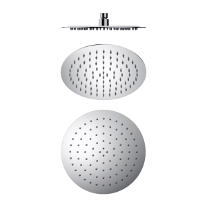 Nero 250mm Round Stainless Steel Shower Head 4 Star Rating Chrome | NR507036CH