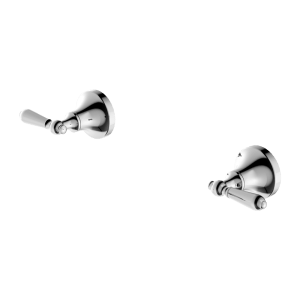 Nero York Wall Top Assemblies With Metal Lever Chrome | NR692109b02CH