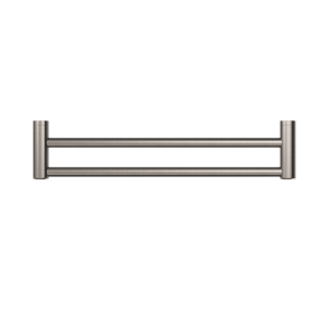 Nero Mecca Care 25mm Double Towel Grab Rail 600mm Brushed Nickel | NRCR2524DBN