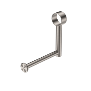 Nero Mecca Care Add On Toilet Roll Holder Brushed Nickel | NRCR3286TBN