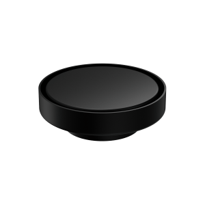 Nero 130mm Round Tile Insert Floor Waste 80mm Outlet Matte Black | NRFW004MB