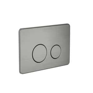 Nero In Wall Toilet Push Plate Graphite for R&T cisterns only | NRPL001GR