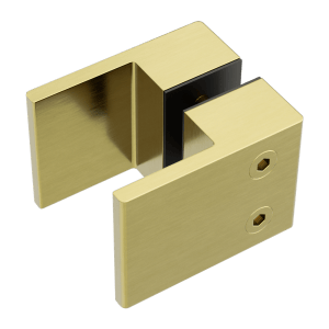 Nero Square Shower Knob Handle Brushed Gold | NRSH302BG