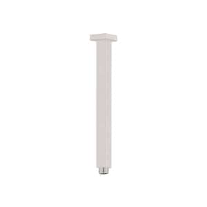 Nero Square Ceiling Arm 300mm Length Brushed Nickel | NR504300BN