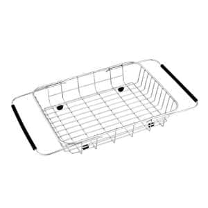 444mm Stainless Steel Stainless Steel Expandable Dish Drainer Basket – Kitchen Accessory | HG-982001-2660