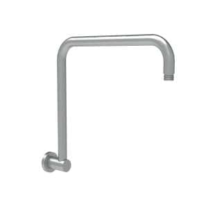 Round Gun Metal Rectangle Curved Shower Arm – PRY020-GM