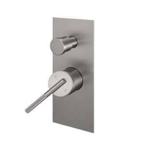 CADDENCE Brushed Nickel Wall Mixer with Diverter | BU0244.ST