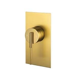 CADDENCE Brushed Brass Wall Mixer | BUYG0245.ST