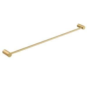 CADDENCE Brushed Brass Single Towel Rail – 800mm | BUYG9001.8.TR