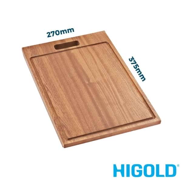 higold sapele wood chopping board 375mm