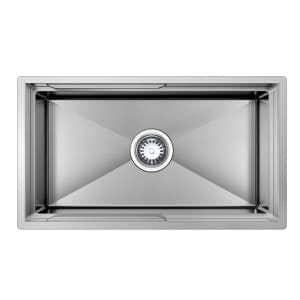 750mm Stainless Steel PINIZ Single Bowl Workstation Kitchen Sink – Slide Lip – Nano Coated 1.2mm Thick Stainless Steel – Anti-Scratch | HG-952307-1829