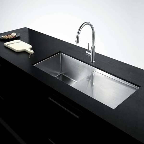 single bowl kitchen sink with drainer