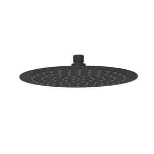 Dove 250mm Round Stainless Steel Shower Head – Matt Black | PRS0901N-R-MB