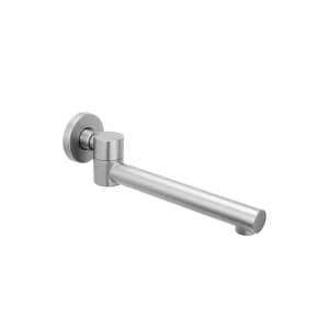 LUCID PIN Round Chrome Bathtub/Basin Swivel Wall Spout | BU0004.BS